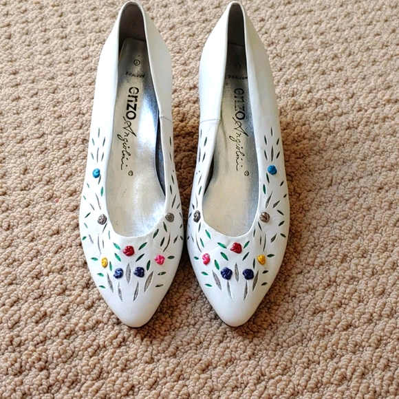 Vintage Enzo heels Size 6 1/2 - Picture 1 of 4